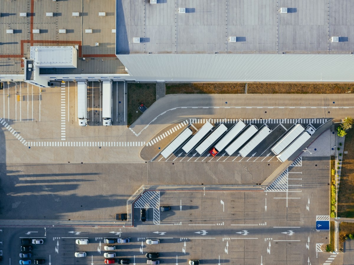 Distribution warehouse interior